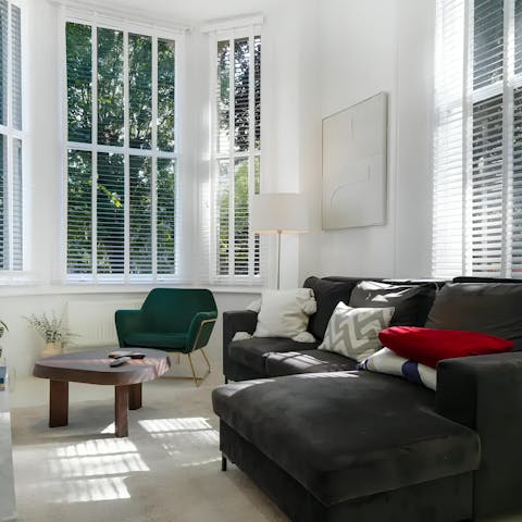 Spend cosy evenings at home or walk to a local restaurant