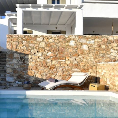 Enjoy the tranquility of this magical setting from the privacy of the pool