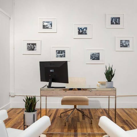Get into focus mode in the dedicated office space