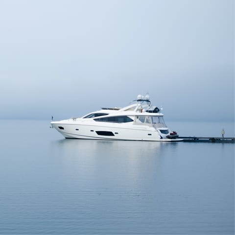 Charter a luxury yacht for a day and sail along the shimmering Adriatic Sea in style