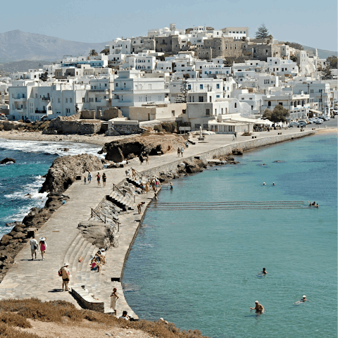 Explore Naxos, less than half an hour's drive