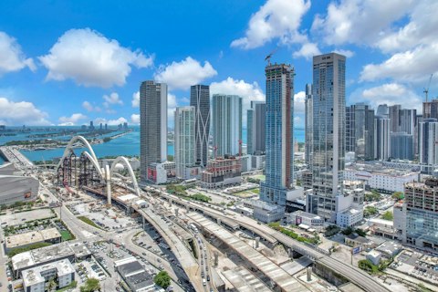 Explore Miami Worldcenter's shopping and entertainment complex, a seven-minute walk