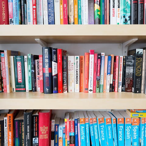 Get inspired by all the travel books