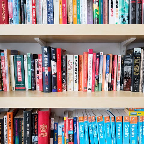 Get inspired by all the travel books