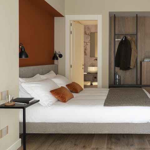 Spend leisurely mornings journalling from bed