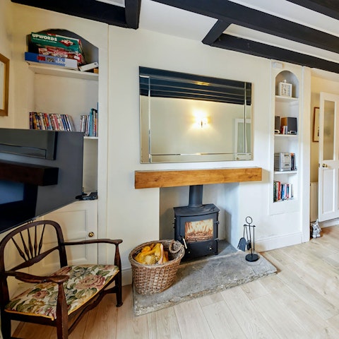 Curl up by the fire after a busy day of outdoor adventures