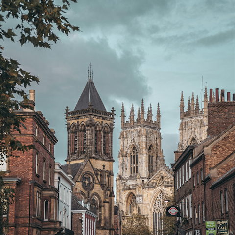 Take a day trip to York, just forty-five minutes away
