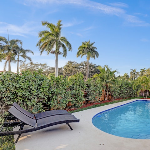 Go for an early morning dip in your private pool