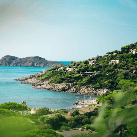 Explore the Côte d'Azur, including the beautiful town of Sainte Maxime