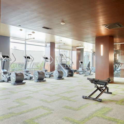 Head to the on-site fitness centre for an invigorating start to the day