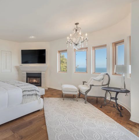 Wake up to aqua blue sea views, the perfect way to start the day