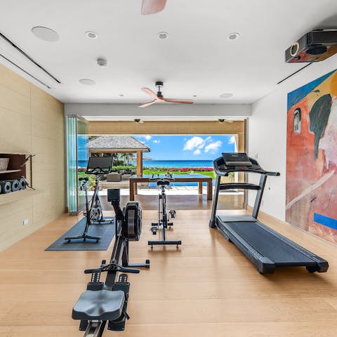 Uplift your stay with an energising workout in the gym