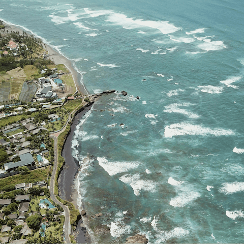 Adventure along the coast of Bali to the shores of Canggu