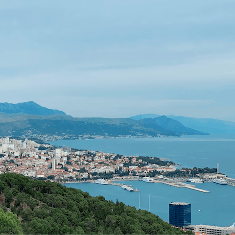 Explore historic Split – it's only 20km away from the villa