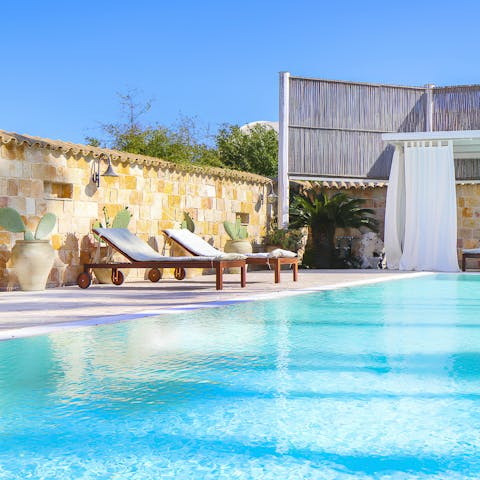 Spend lazy days by the pool
