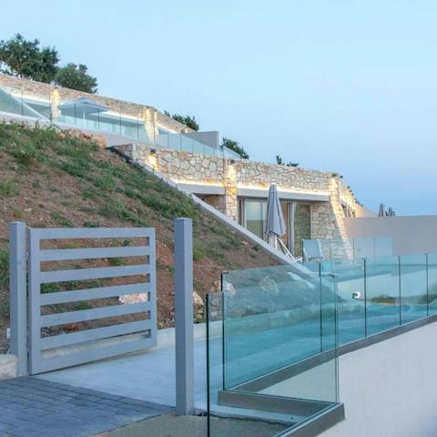 Stay in a contemporary development just a five-minute drive from the resort