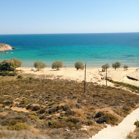 Explore the rugged beauty of north-western mainland Greece – your home sits above the village of Syvota