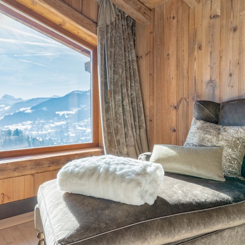 Enjoy a wonderful sense of wellbeing whilst gazing at the views