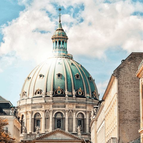 Explore iconic sights across the centre of Copenhagen