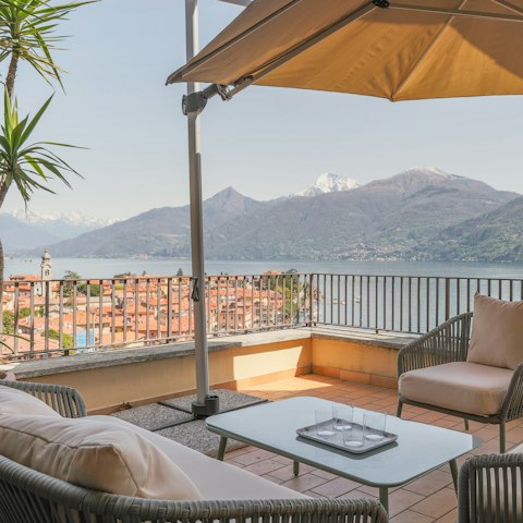 Get the barbecue and firepit going on the terrace