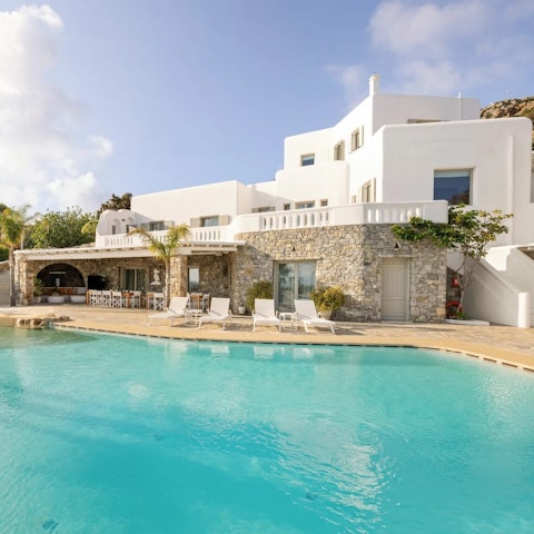 Slip into holiday mode by the poolside