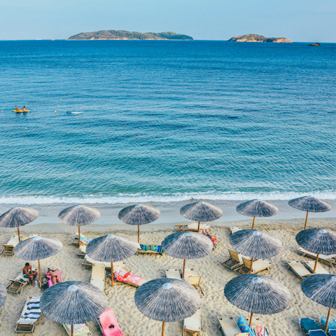 Stretch out on the sand – the beach is less than 4 kilometres away