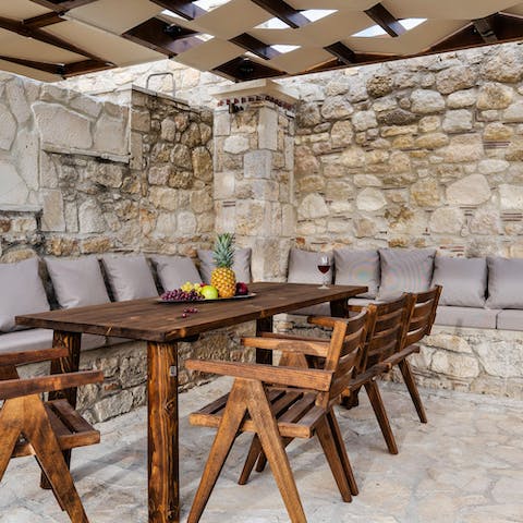 Light the barbecue and experience the magic of outdoor living