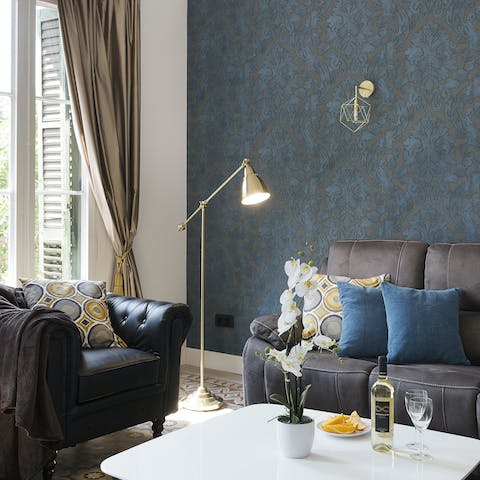 Get comfy in the leather armchair with a glass of Albariño at the end of a busy day