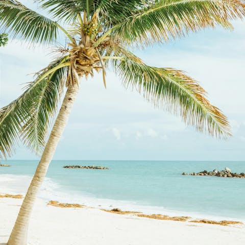 Explore the stunning beaches of Key West on your doorstep