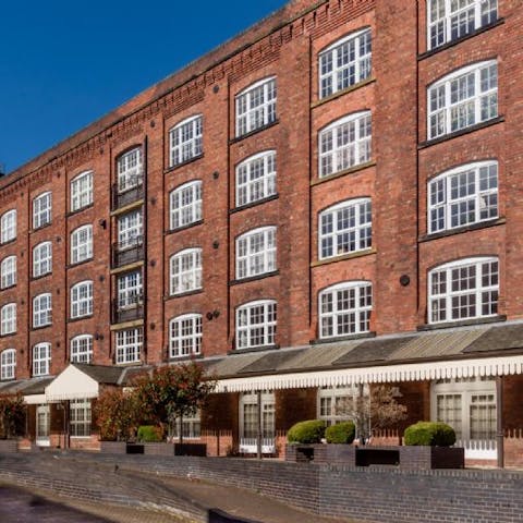 Arrive home in style, to this majestic, converted red-brick building