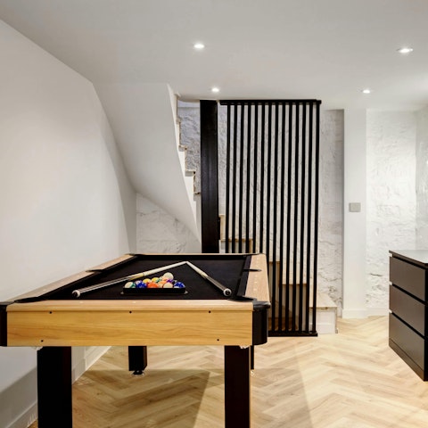 Wind down with family fun in the games room