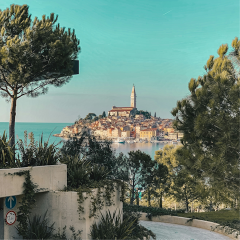 Spend the day in Rovinj, 22 km away