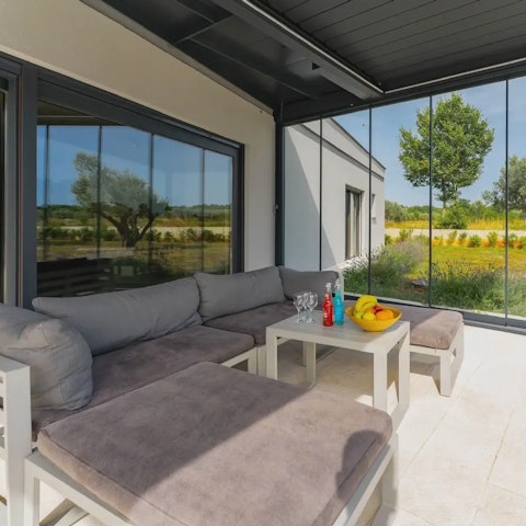 Sip cocktails on the terrace as the sun goes down