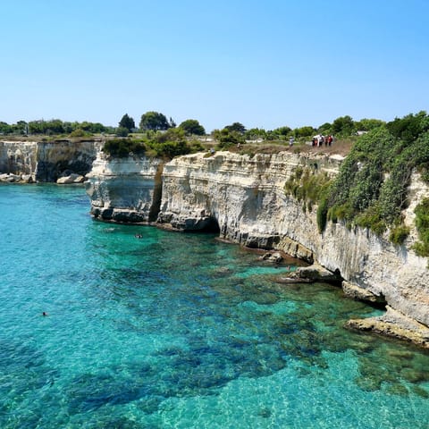Stay in Serranova, just 5 kilometres away from the beaches of Torre Guaceto