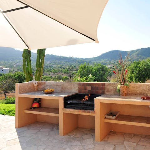 Fire up the barbecue for lunch, dinner or an afternoon snack