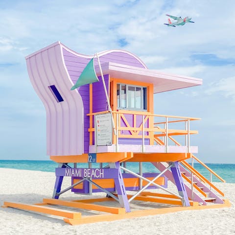 Soak up the sun at South Beach, just a short walk away