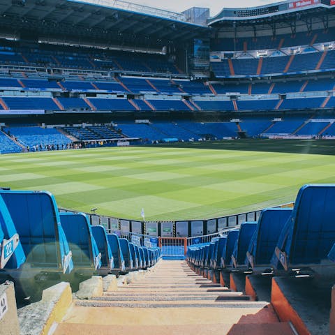 Catch a Real Madrid game at the Santiago Bernabéu Stadium