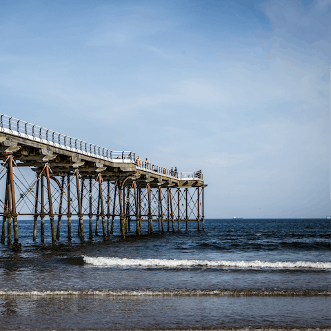 Stay in Carlin How, just a short drive from the coastal resort of Saltburn-by-the-Sea