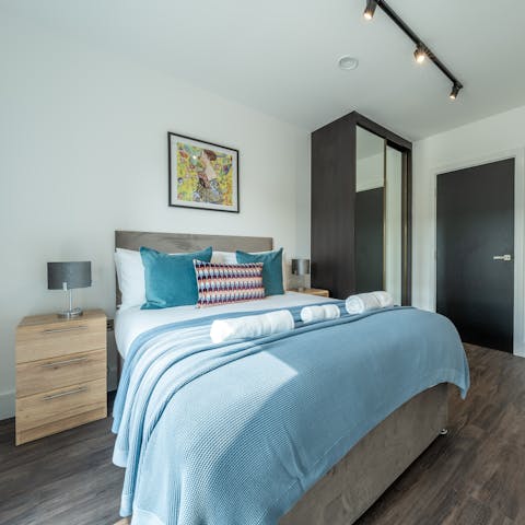 Sleep peacefully after days of visiting galleries and museums