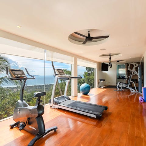 Enjoy the perks of your own private gym