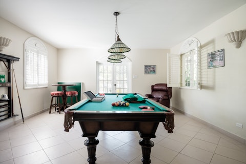 Let your competitive side shine with a game of pool