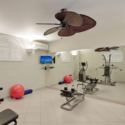 Start your day with a morning workout in the home gym