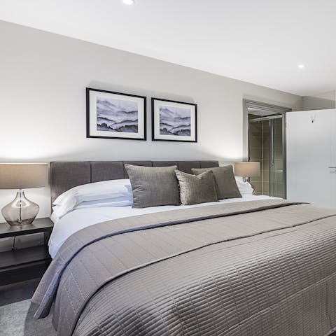 sophisticated and well-presented bedrooms