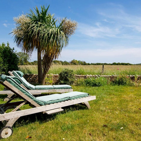 Find peace and beautiful views in the garden