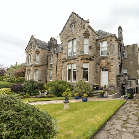 Admire the original features of this Victorian villa
