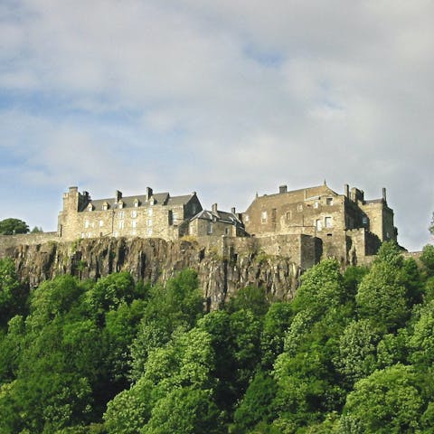 Start your sightseeing at Stirling Castle, just a stroll away