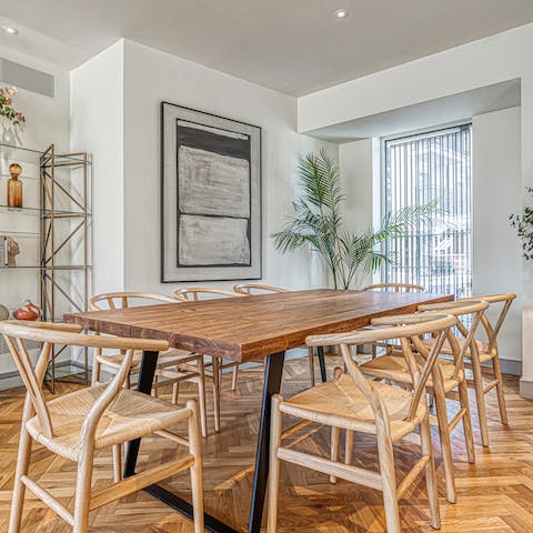 Bring back fish and chips to enjoy around the dining table