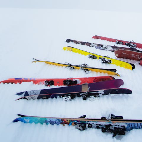 Stroll over to the resort's ski slopes in five minutes and pick up some speed