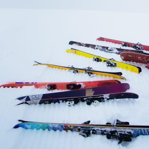 Stroll over to the resort's ski slopes in five minutes and pick up some speed