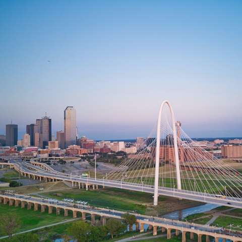 Explore all the sights of Downtown Dallas, a five-minute stroll away